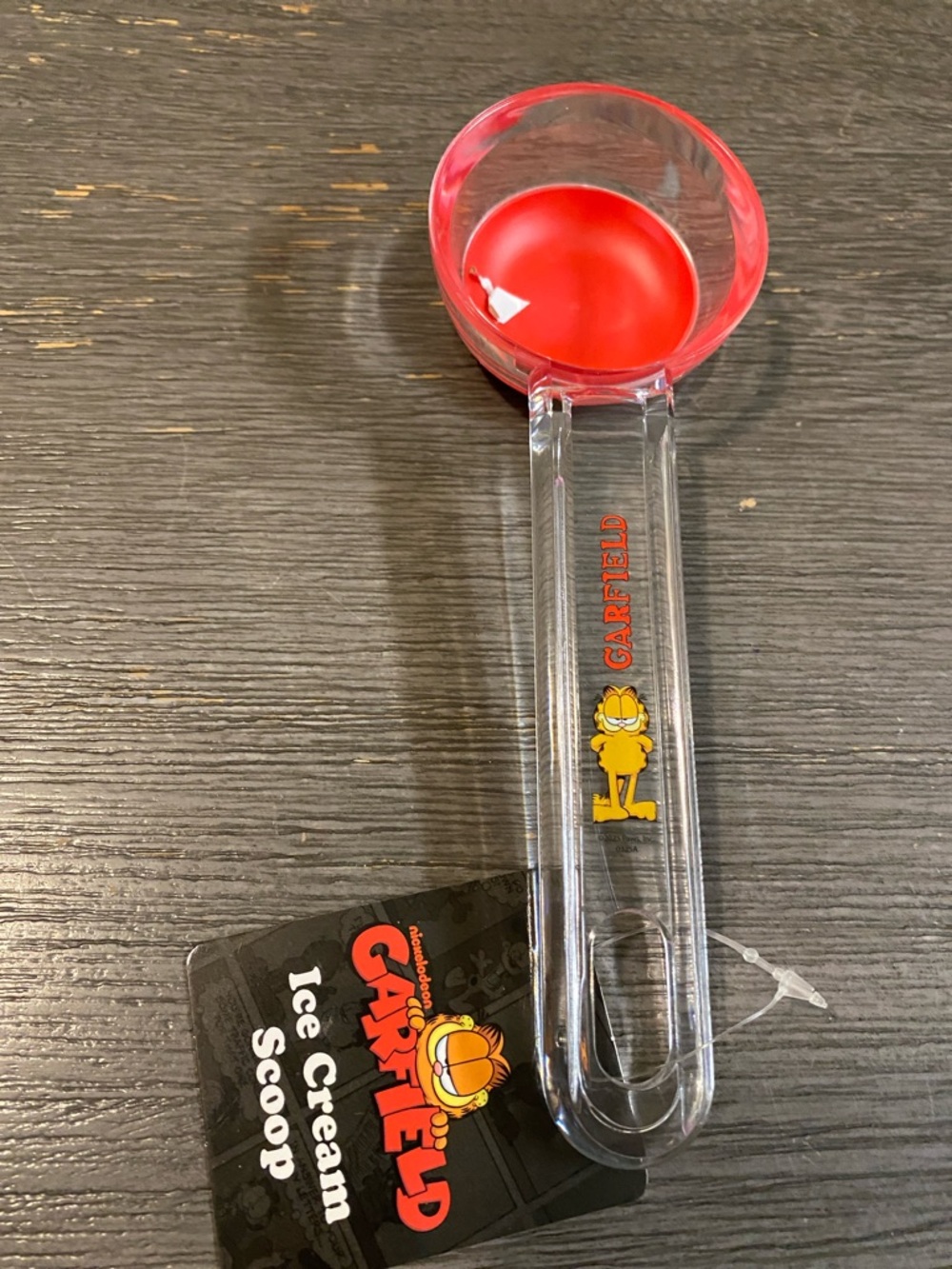 Garfield Red-Tinted Ice Cream Scoop